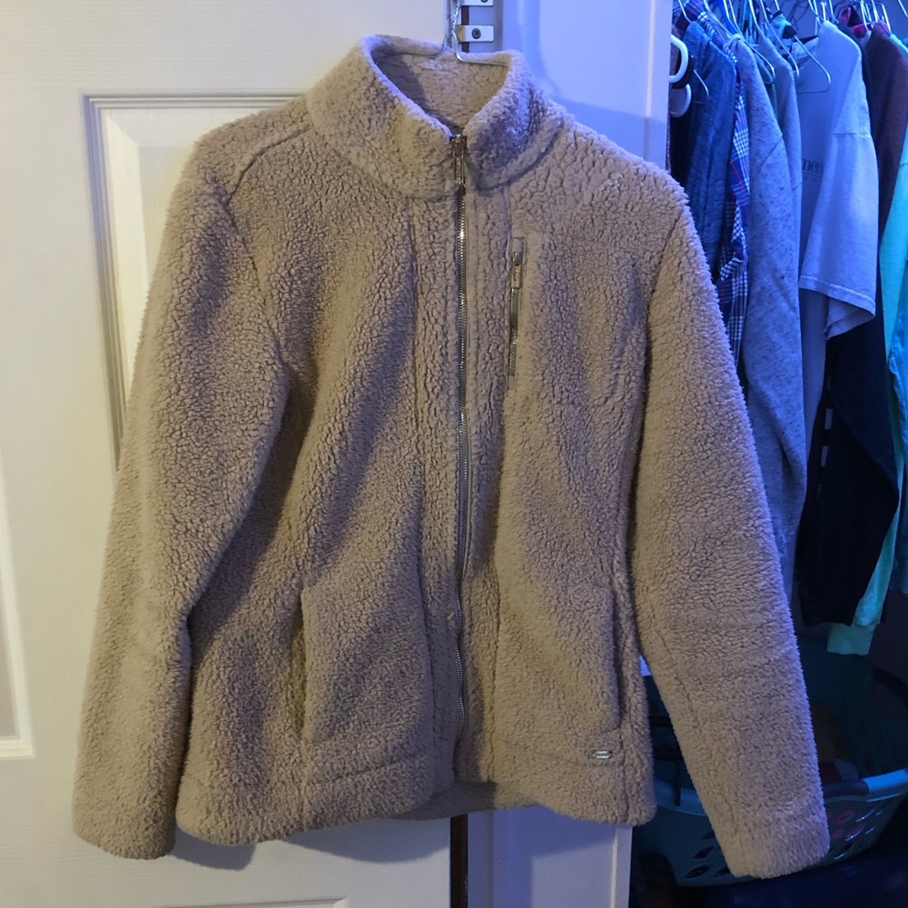 Fuzzy Calvin Klein Jacket